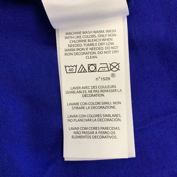 POLO RALPH LAUREN V-neck T-shirt In Heritage Royal Blue. NEW $49 - Picture 5 of 6